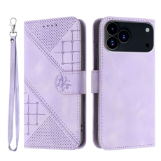 A-One Brand - iPhone 17 Pro Max Plånboksfodral Butterfly Flower - lila
