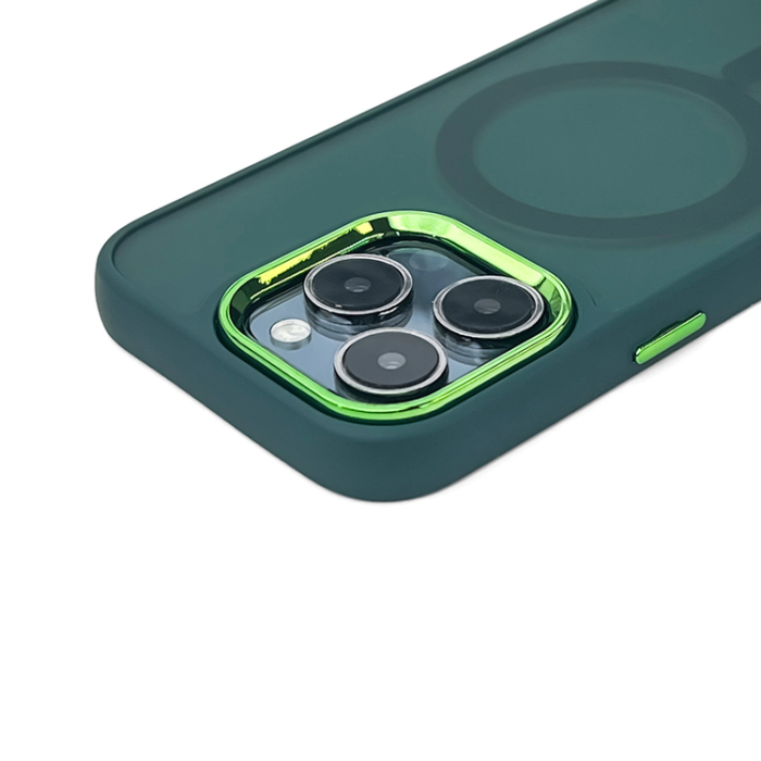 OEM - iPhone 16 Mobilskal Magsafe Magnetic Collection - Mörkgrön