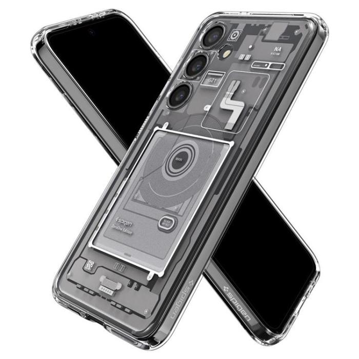Spigen - Spigen Galaxy S24 Mobilskal Ultra Hybird - Vit Zero One