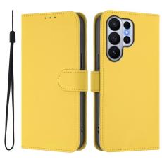OEM - Samsung Galaxy S26 Ultra Fodral Konstl&auml;der Solid Color - Citron