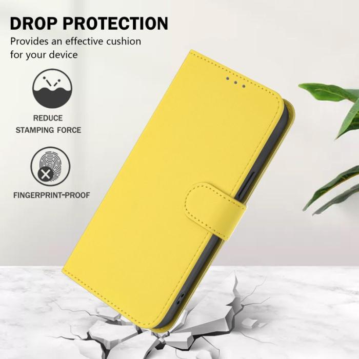 OEM - Samsung Galaxy S26 Ultra Fodral Konstläder Solid Color - Citron