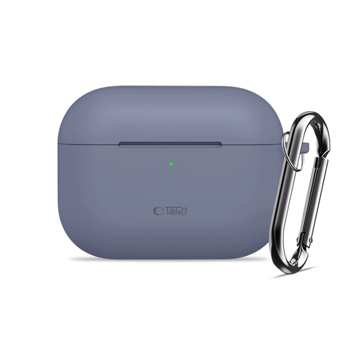 Tech-Protect - Tech-Protect Apple Airpods Pro 3 Skal Silikon Hook - Baby Blå