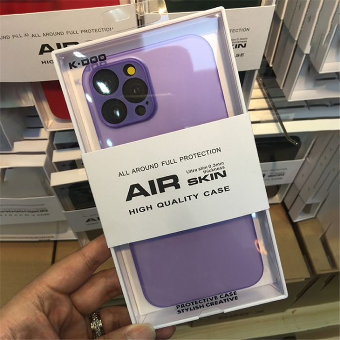 KZDOO - KZDOO iPhone 15 Pro Max Mobilskal Frosted Air Skin - Rosa