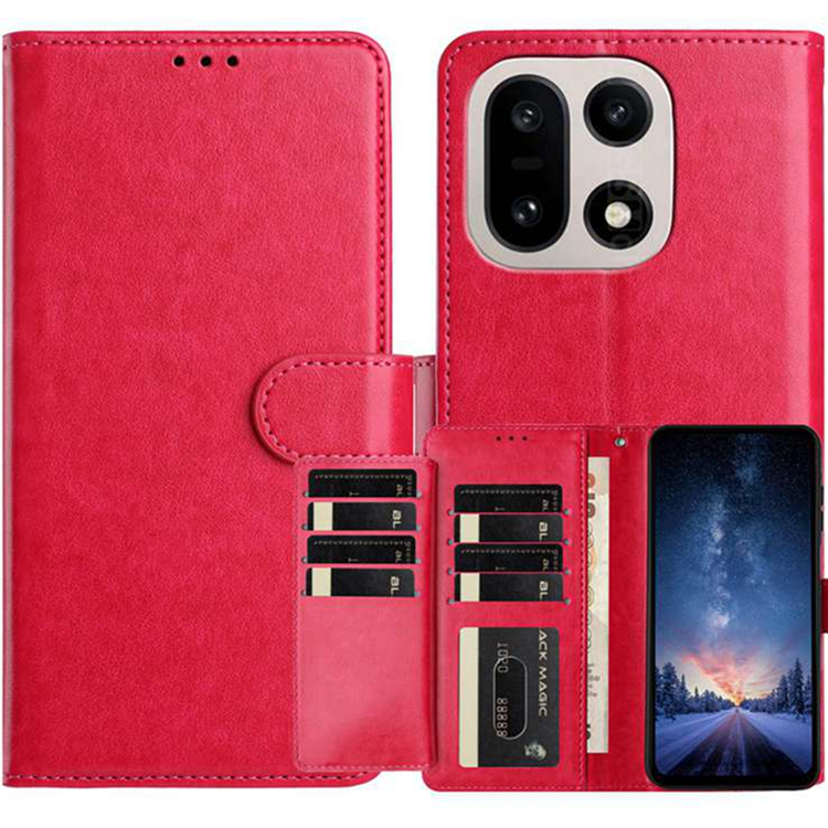 OnePlus 15 5G Plånboksfodral Folio Flip Konstläder (Ros) | 2353 | AlltMobil