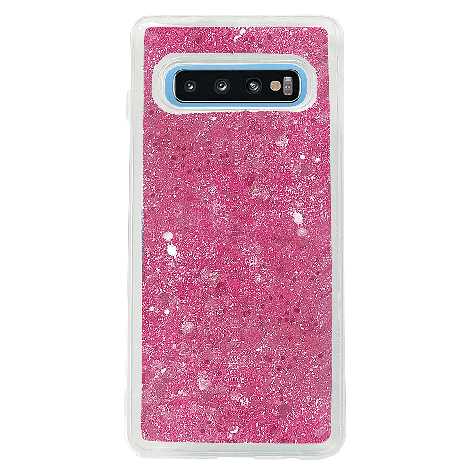 Glitter Skal till Samsung Galaxy S10 Plus - Rosa | 2353 | AlltMobil