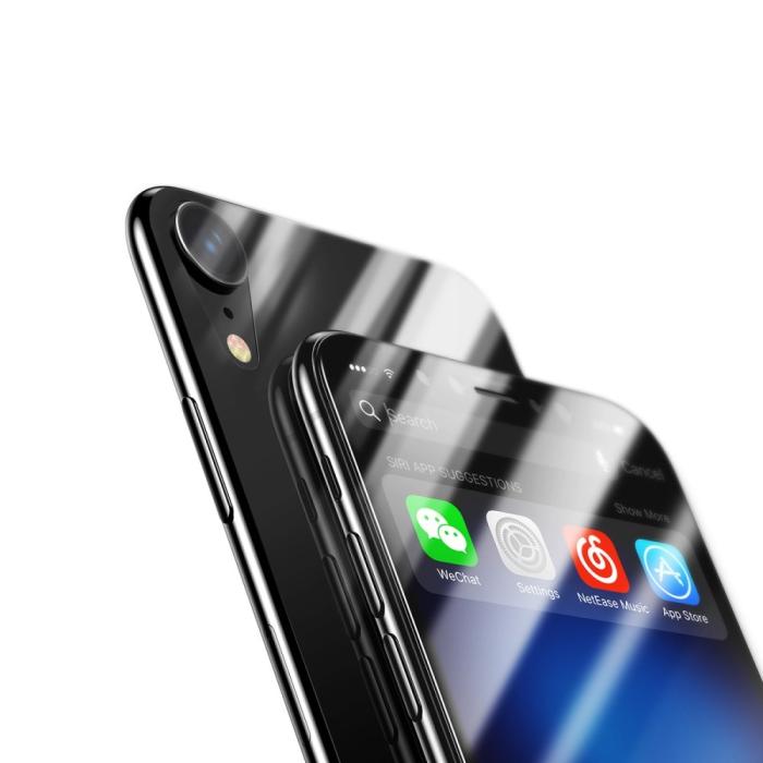 UTGATT4 - Baseus Härdat glas skärmskydd till iPhone XR (Front + Back)