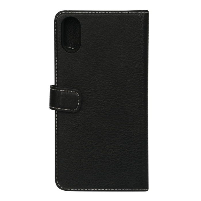 UTGATT1 - Essentials Läder wallet till iPhone XR - Svart