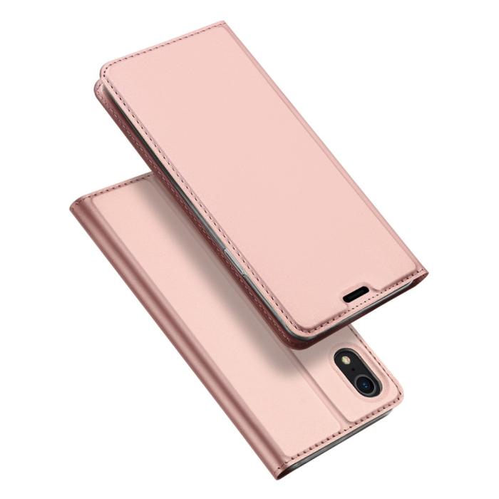 UTGATT1 - Dux Ducis Plånboksfodral till Apple iPhone XR - Roséguld