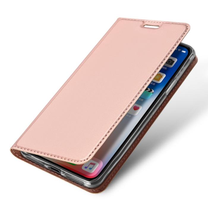 UTGATT1 - Dux Ducis Plånboksfodral till Apple iPhone XR - Roséguld