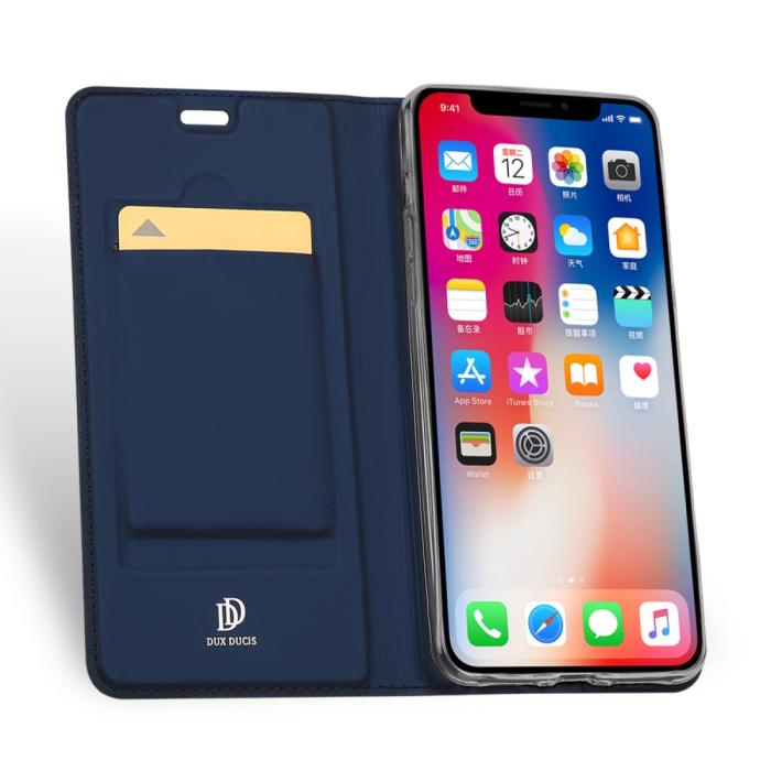 UTGATT4 - Dux Ducis Plånboksfodral till Apple iPhone XR - Blå