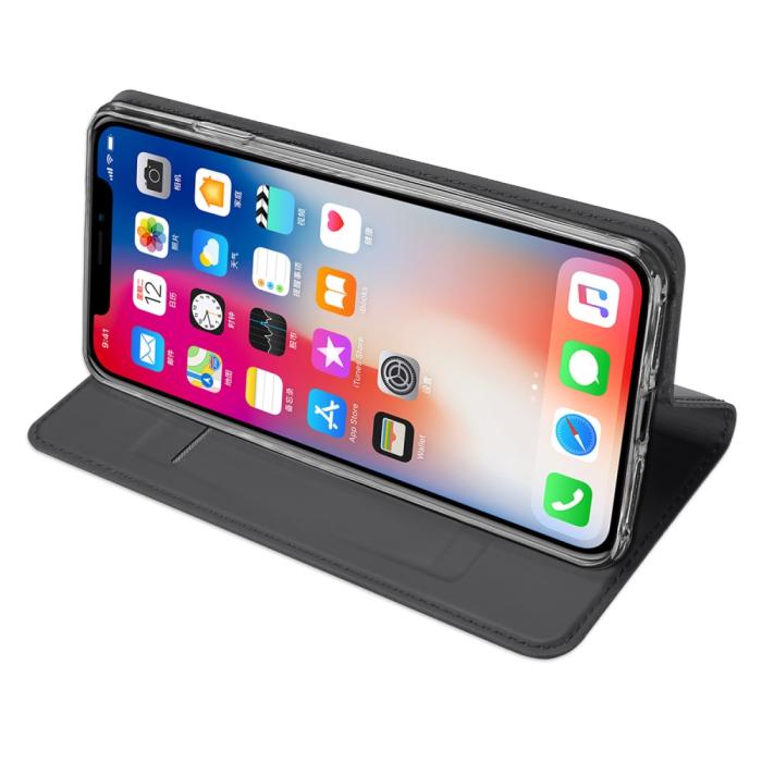 UTGATT1 - Dux Ducis Plånboksfodral till Apple iPhone XR - Svart