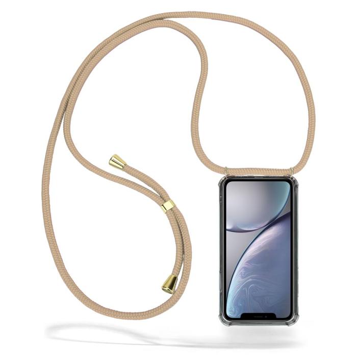 Boom of Sweden - Boom iPhone XR skal med mobilhalsband- Beige Cord