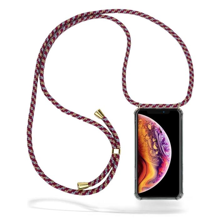 UTGATT1 - CoveredGear Necklace Case iPhone X - Red Camo Cord