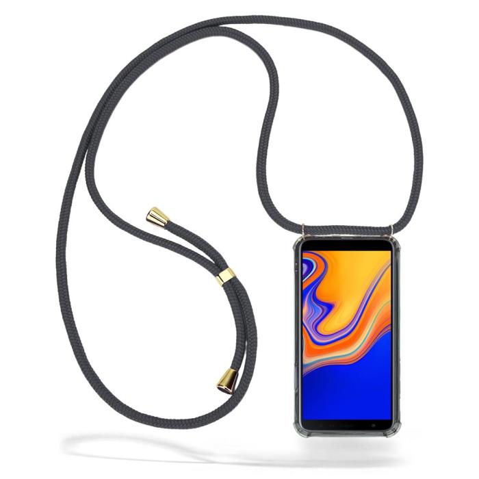 UTGATT1 - Boom Galaxy J4 Plus mobilhalsband skal - Grey Cord