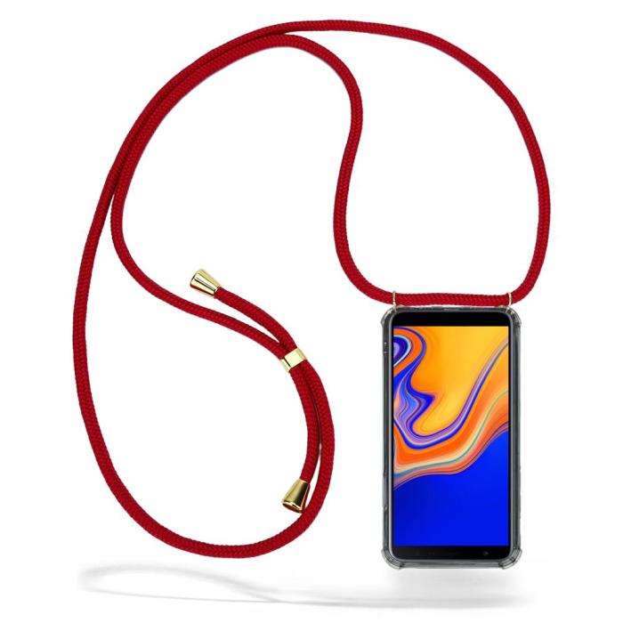 UTGATT1 - Boom Galaxy J4 Plus mobilhalsband skal - Maroon Cord