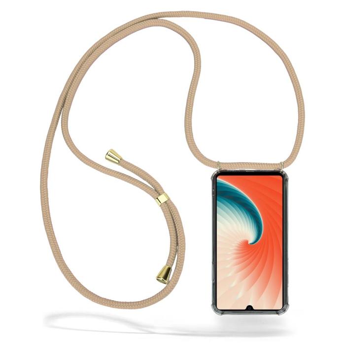 UTGATT1 - Boom Huawei Mate 20 mobilhalsband skal - Beige Cord