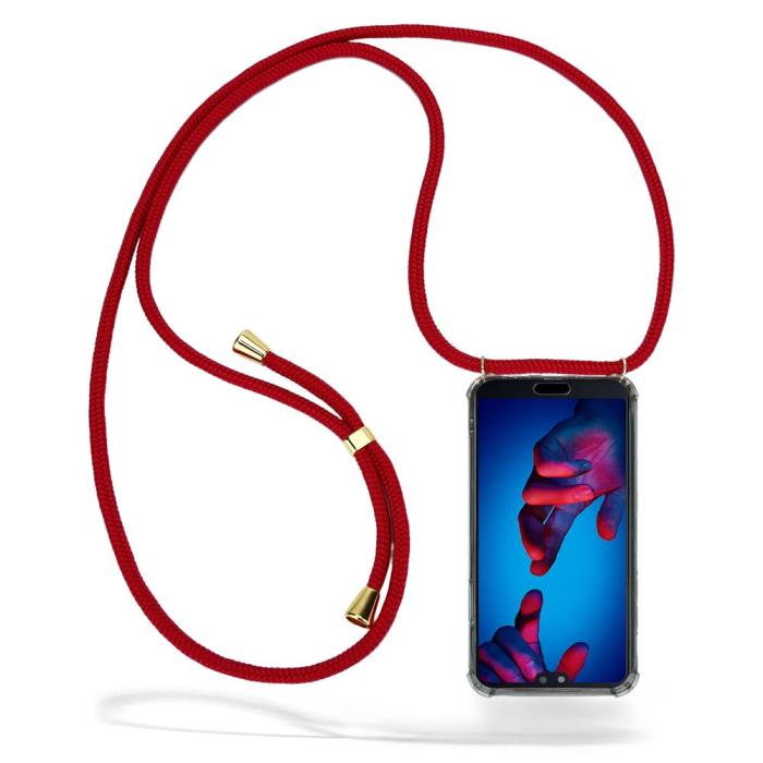UTGATT1 - Boom Huawei P20 mobilhalsband skal - Maroon Cord