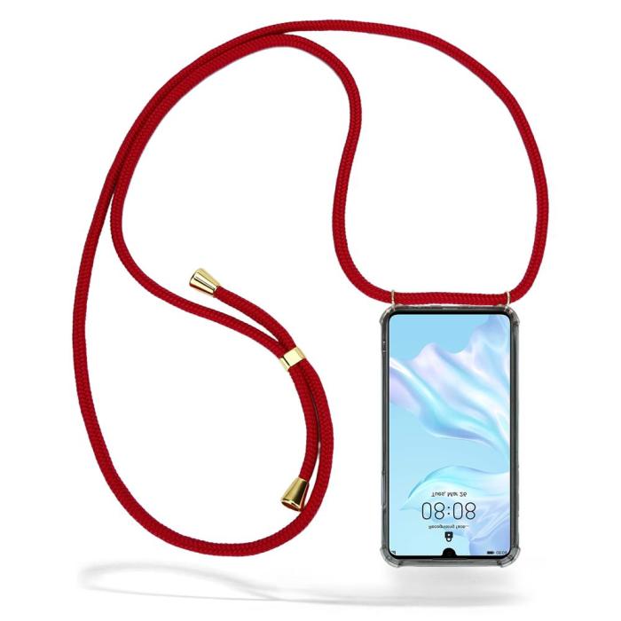 UTGATT1 - Boom Huawei P30 mobilhalsband skal - Maroon Cord