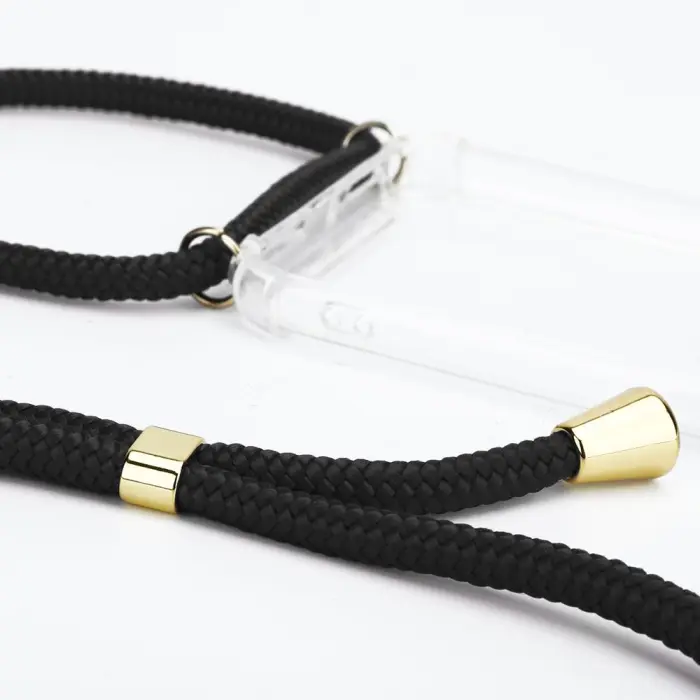CoveredGear-Necklace - Boom Huawei P30 Lite mobilhalsband skal - Black Cord