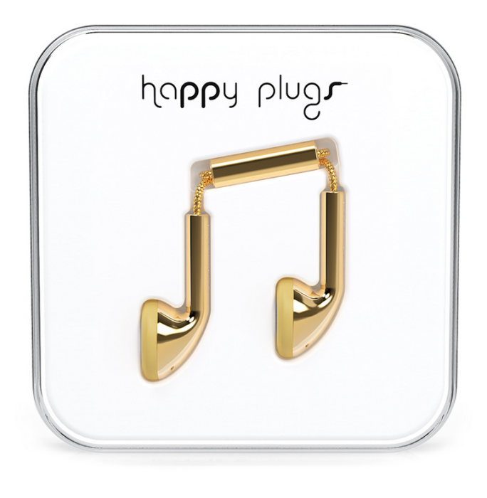 UTGATT5 - Happy Plugs Earbud (Guld)