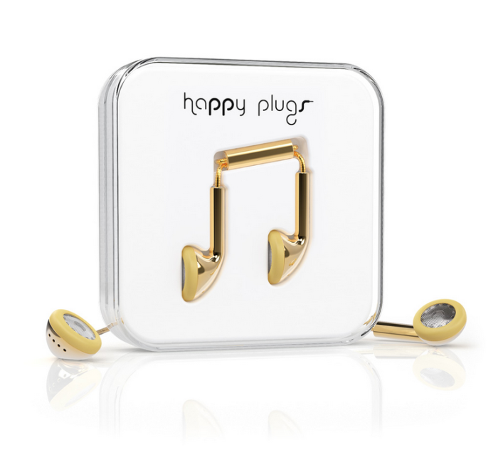 UTGATT5 - Happy Plugs Earbud (Guld)