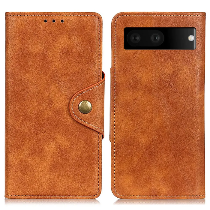 Taltech - Google Pixel 7 Plånboksfodral - Brun