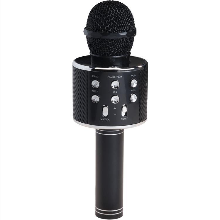 Denver Bluetooth Karaoke Mikrofon med inbyggd högtalare - Svart | 249 | AlltMobil