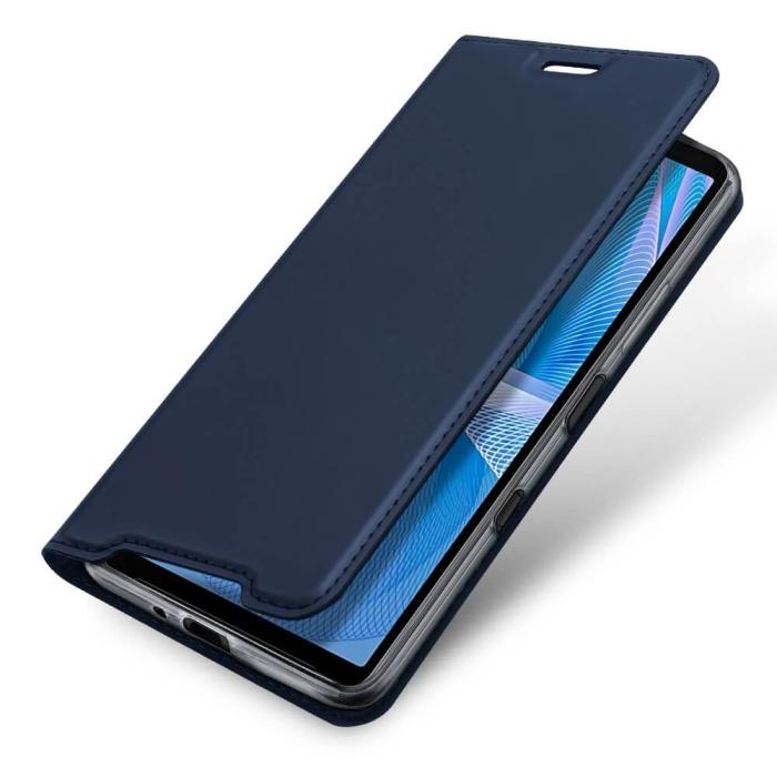 A-One Brand - Dux Ducis Skin Series Plånboksfodral till Xperia 10 III - Blå
