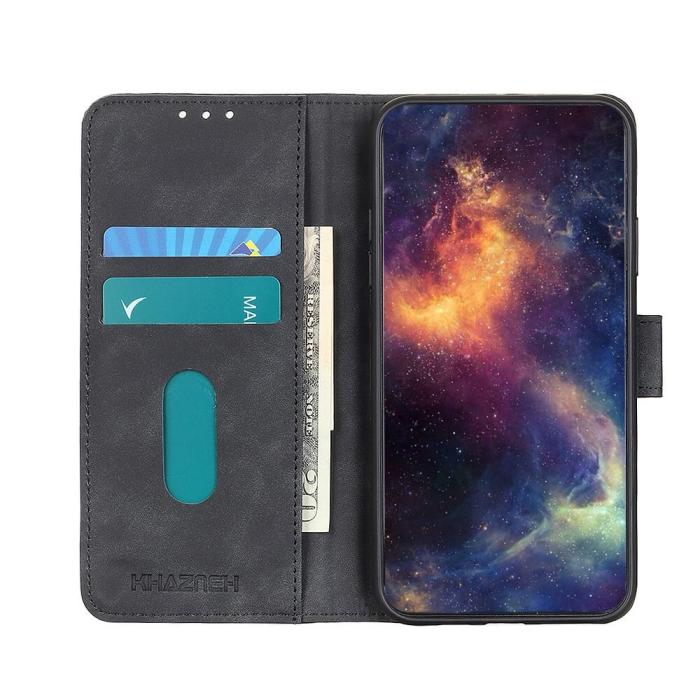 KHAZNEH - Khazneh Retro Plånboksfodral till Xperia 10 III - Svart