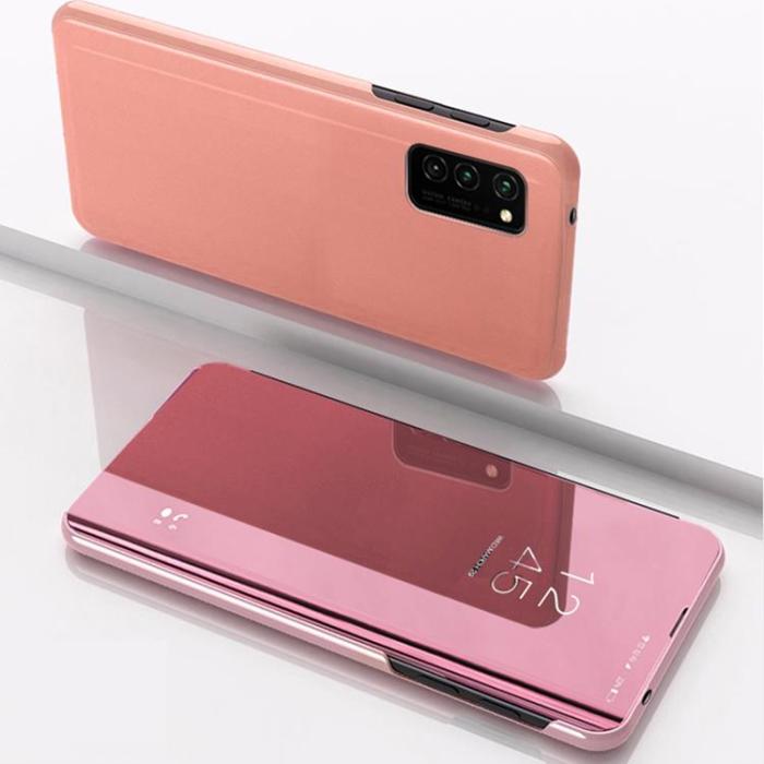 OEM - Galaxy A25 5G Fodral Smart Clear View - Rosa