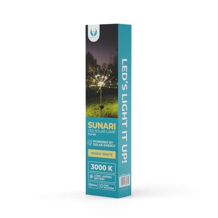 Forever Light - Forever Light SUNARI Solar Lampa LED Fireworks 3000K 600mAh Ni-MH