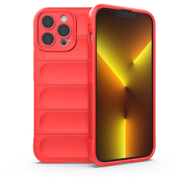 OEM - iPhone 13 Pro Max Skal Shockproof Rugged TPU - Röd