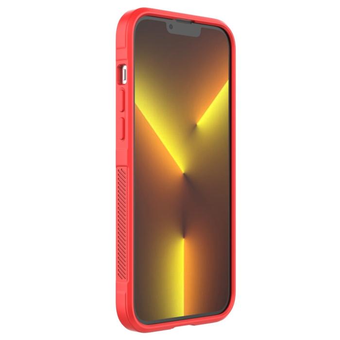 OEM - iPhone 13 Pro Max Skal Shockproof Rugged TPU - Röd
