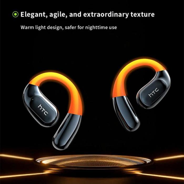 HTC - HTC On-Ear Trådlösa Sport Hörlurar Bluetooth V6.0 NE12 - Svart