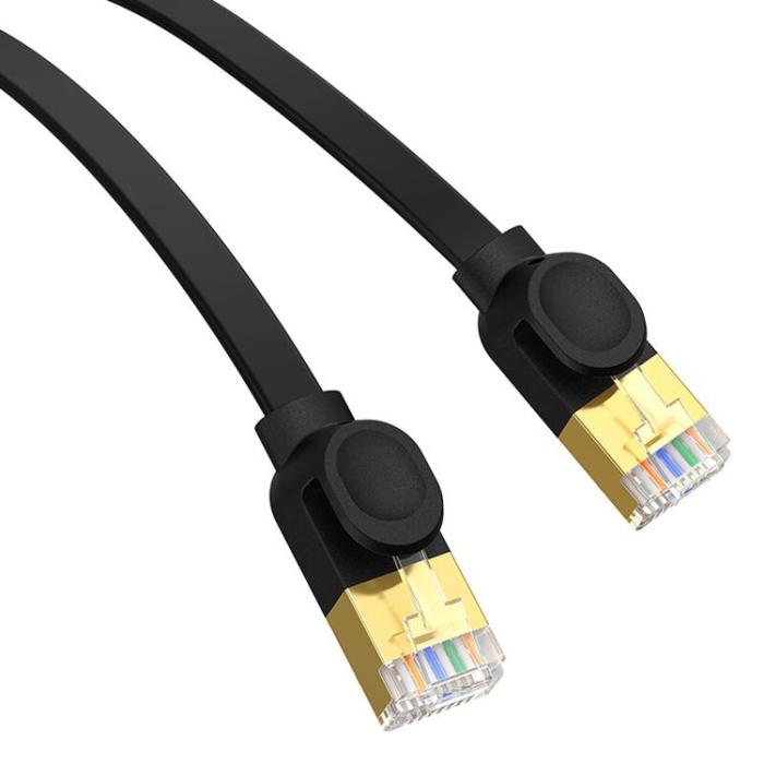 BASEUS - Baseus Fast RJ45 Cat 7 Nätverkskabel 2m - Svart
