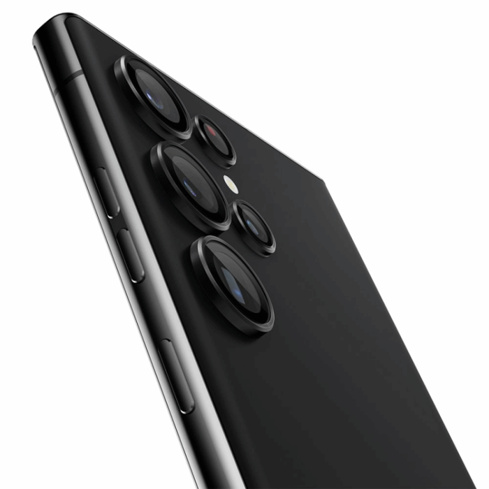 UTGATT - [2-Pack] Spigen Galaxy S23 Ultra Kameralinsskydd i Härdat Glas Ez Fit