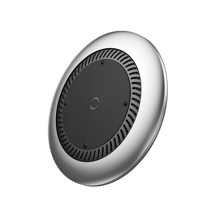 BASEUS - Baseus Whirlwind Trådlösa Quick Charger - Silver