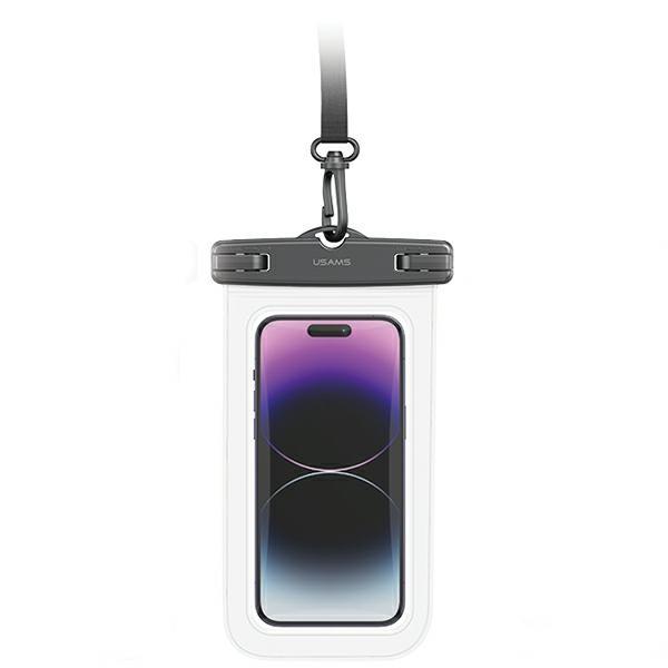 USAMS Universell Vattentät Mobilväska 6.7" IP68 - Transparent
