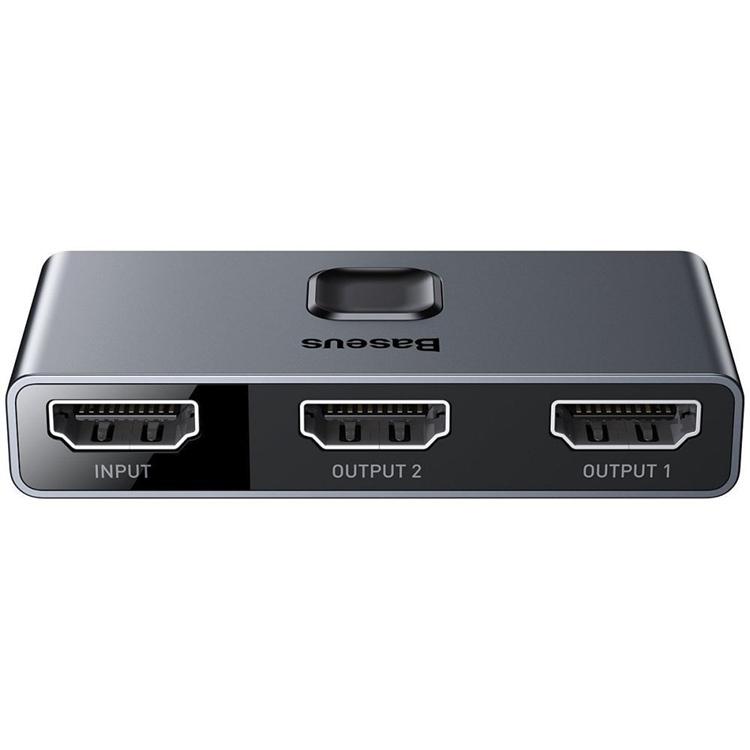 Baseus Hub Adaptrar HDMI Splitter - Grå | 505295 | AlltMobil