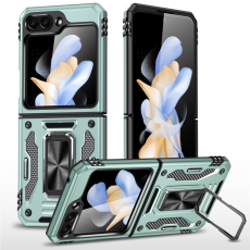 A-One Brand - Galaxy Z Flip7 FE/Z Flip6 Mobilskal Armor Kickstand - Grön