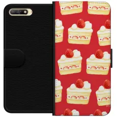 Gustaf - Pl&aring;nboksfodral till Huawei Y6 (2018) med T&aring;rta