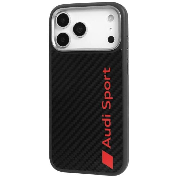 Audi - Audi iPhone 17 Pro Max Mobilskal MagSafe Carbon Fiber R8 - Svart