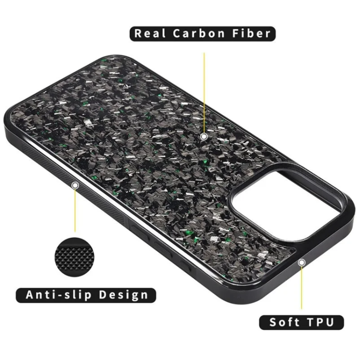 A-One Brand - Mobilskal till iPhone 15 Pro Max Aramid Fiber Forged - Röd