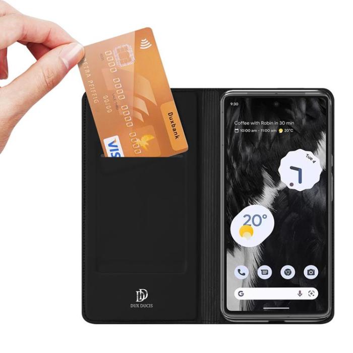 UTGATT1 - Dux Ducis Google Pixel 7 Pro Plånboksfodral Skin Series - Svart