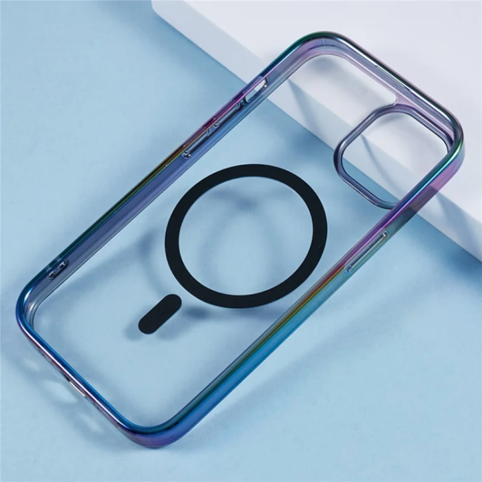 KIGC - KIGC iPhone 15 Mobilskal Magsafe Dazzling Color - Svart