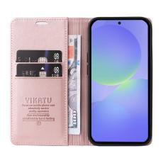 YIKATU - YIKATU Samsung Galaxy A37 Pl&aring;nboksfodral Konstl&auml;der - Ros&eacute;guld