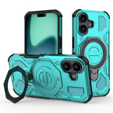 A-One Brand - iPhone 17 Mobilskal Rotating Kickstand - Babyblå