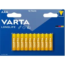 VARTA - Varta 10-pack Longlife AAA / LR03 Batteri