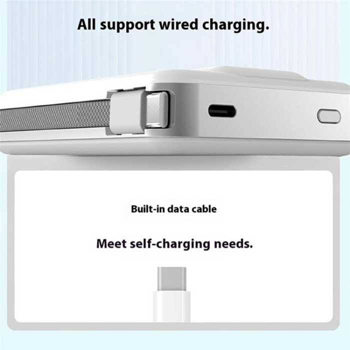 A-One Brand - Qi2 Trådlös Magnetisk Powerbank 10000mAh 35W USB-C Kabel