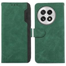 ABEEL - ABEEL OnePlus 13 Pl&aring;nboksfodral Splicing Konstl&auml;der Flip Gr&ouml;n RFID-Skydd